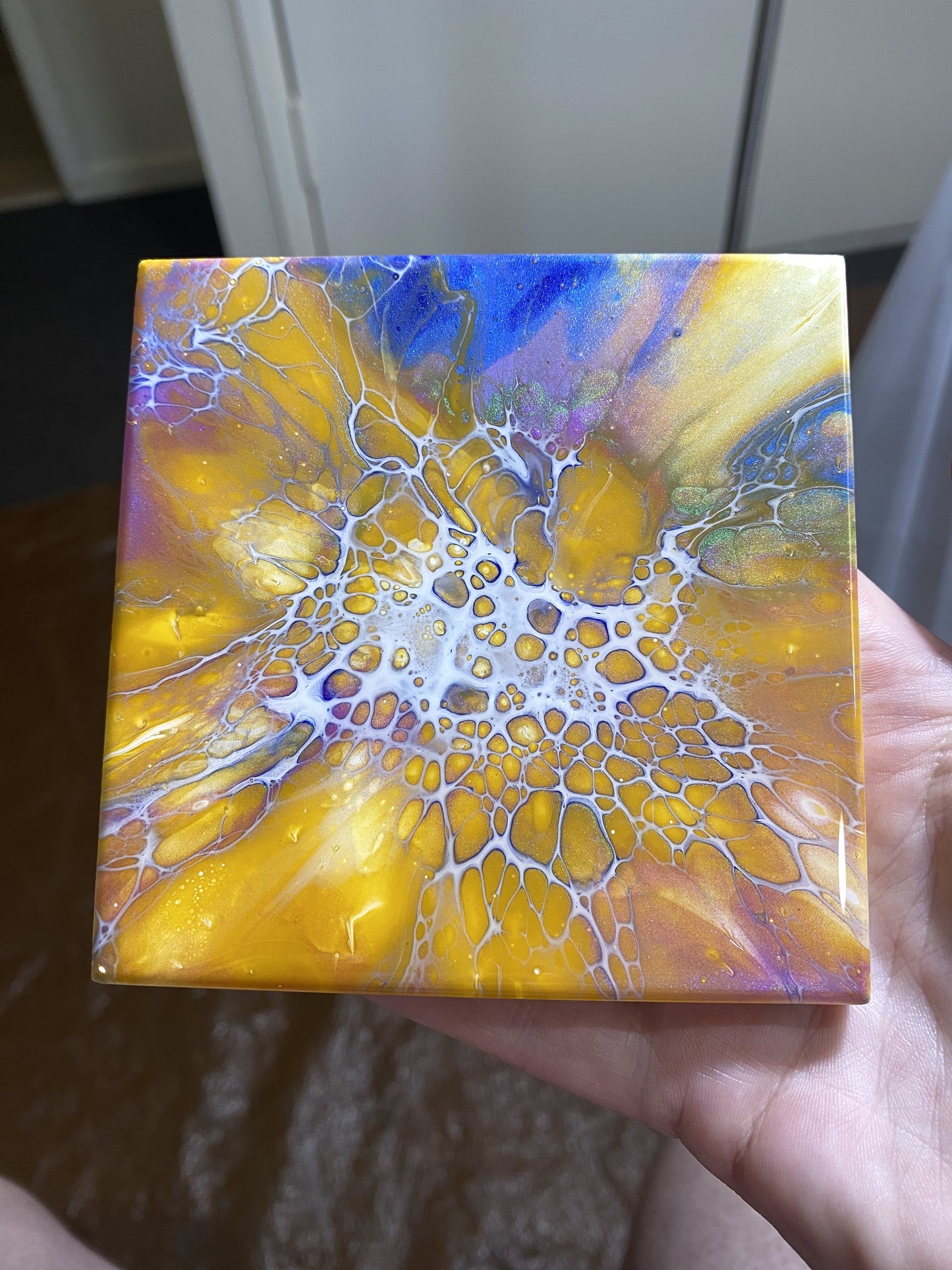 Acrylic Pour Painting Beginner Workshop
