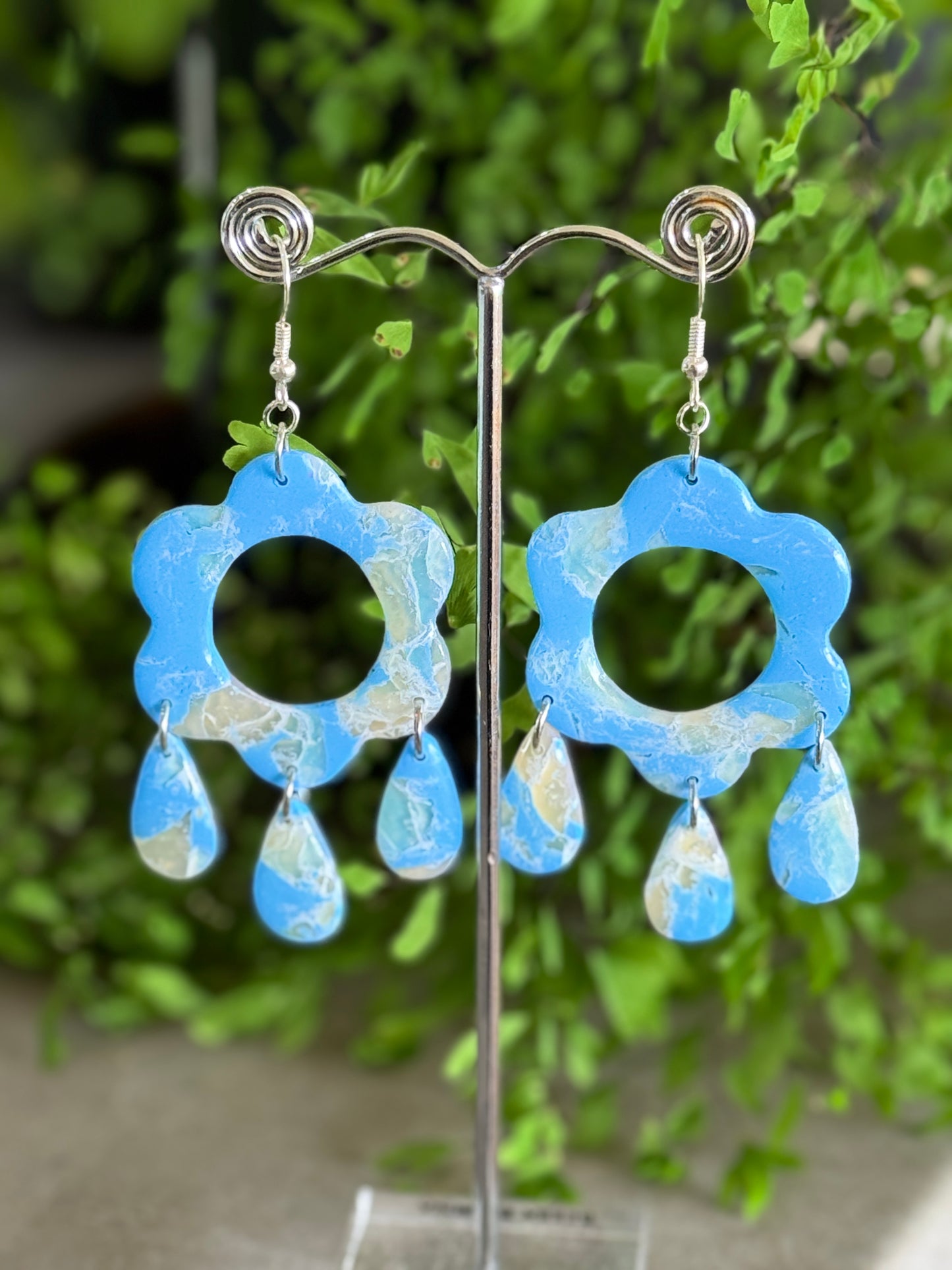 Gemma Blue Dangle