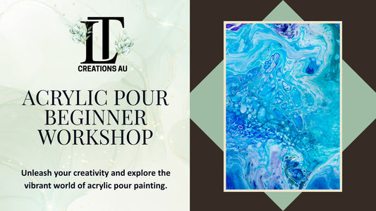 Acrylic Pour Painting Beginner Workshop
