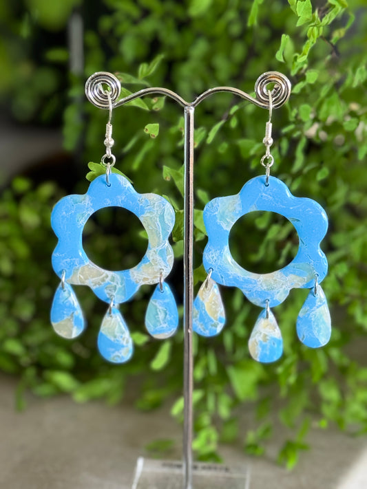 Gemma Blue Dangle