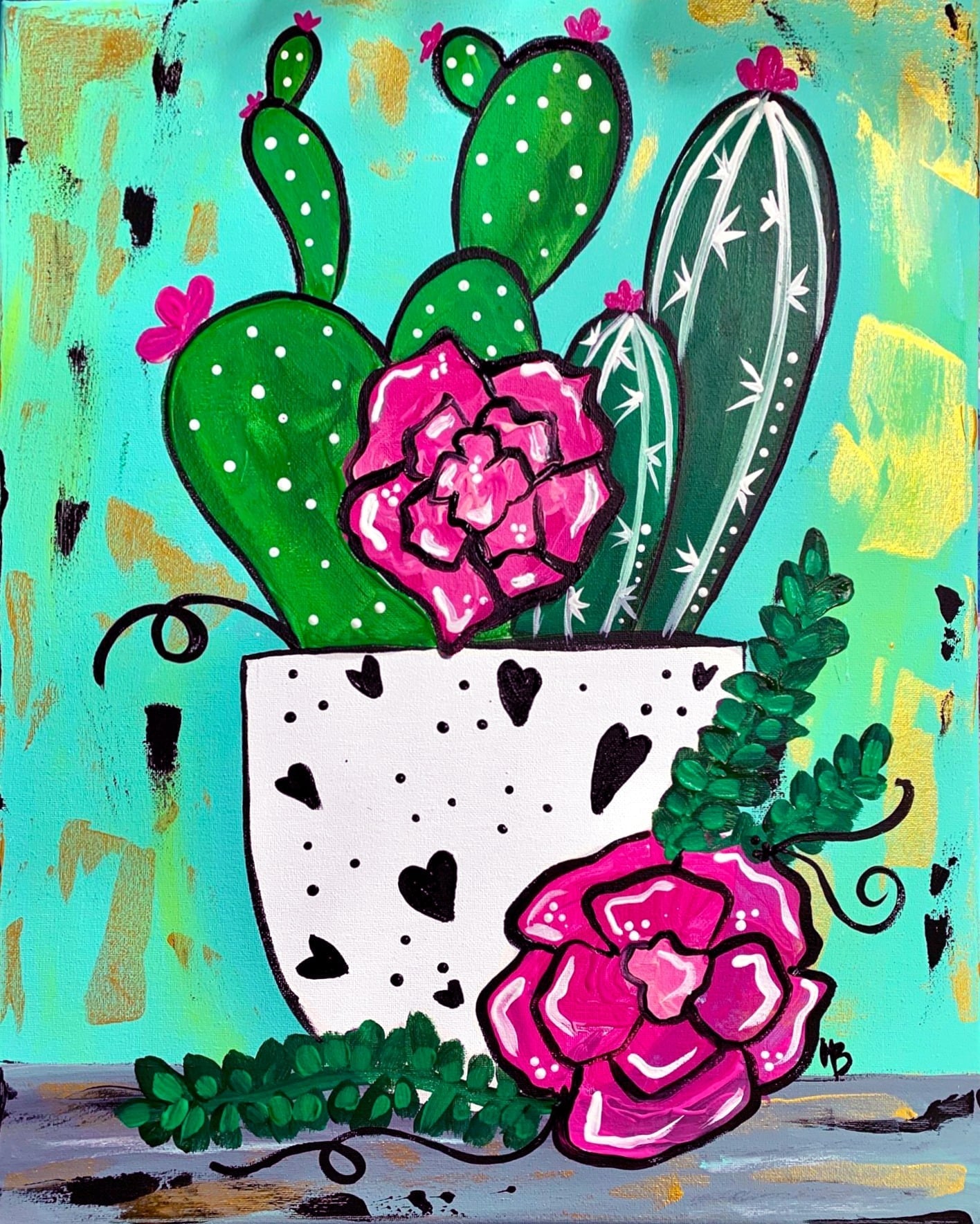 Paint and Sip - Paint - Relax - Repeat