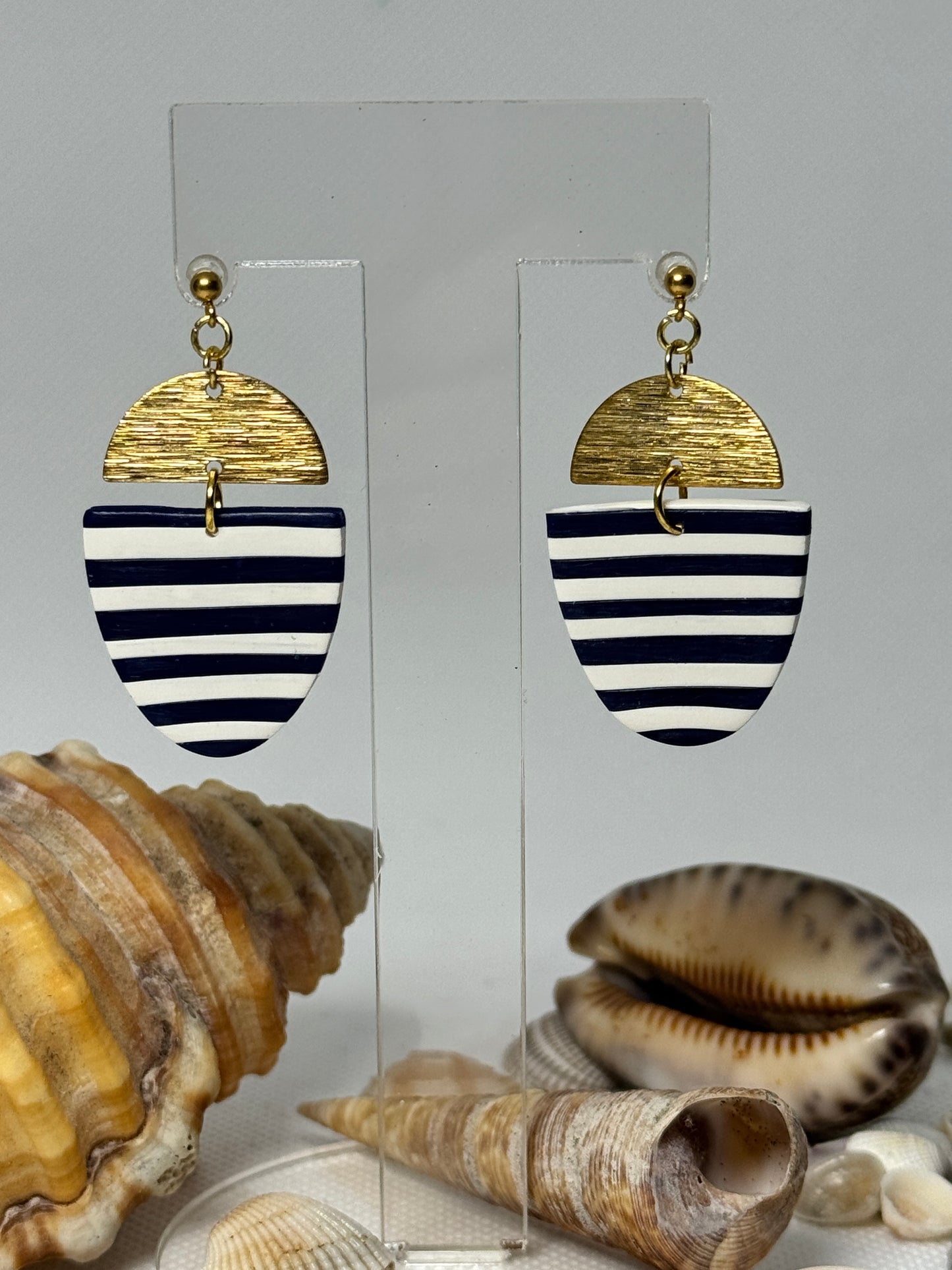 Nautical Stripes Oval
